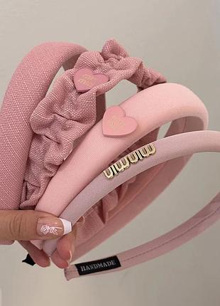 Комплект обідків на дівчину до дорослого