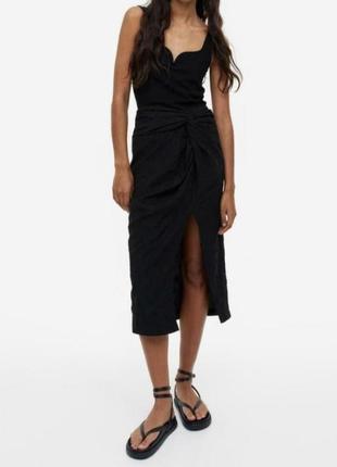 Спідниця міді з розрізом 46р нова