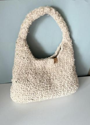 Мʼяка, тепла сумка з ефектом вовни овечки