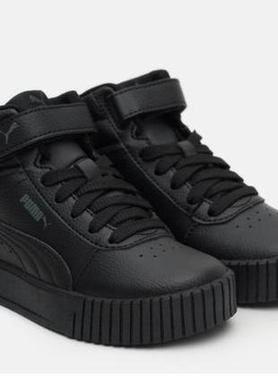 Женские кожаные ботинки puma