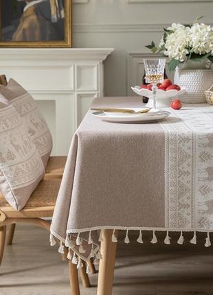 Скатерть праздничная, рождественская