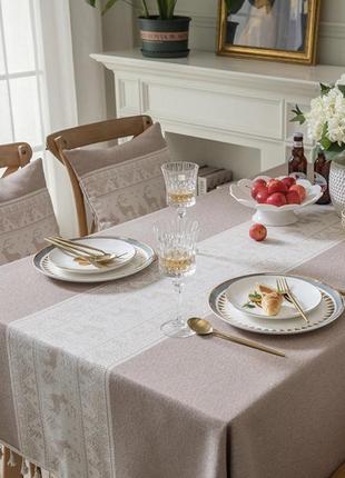 Скатерть праздничная, рождественская