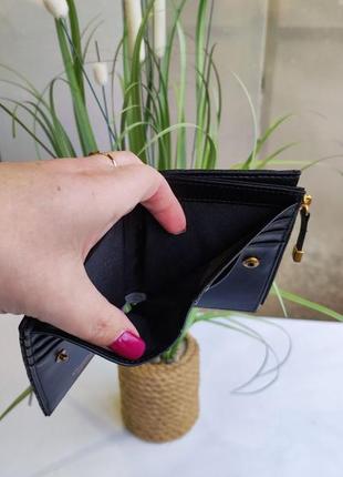 Мини кошелек женский кожаный брендовый люкс качество в стиле диор