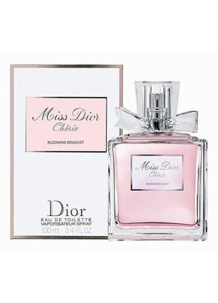 Женская парфюмированная вода dior miss dior cherie blooming bouquet 100 ml