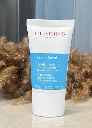 Оригинальный скраб для лица clarins fresh scrub