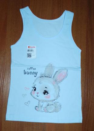 Майка 4-5 рост 110-116 донелла donella зайчик