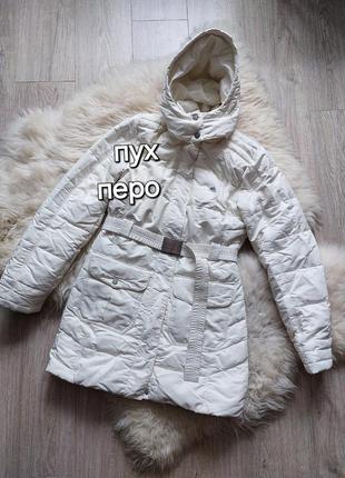 ❄️☃️❄️ неймовірно крутий білий пуховик  adidas