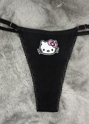 Трусики hello kitty высокая посадка на регуляторах