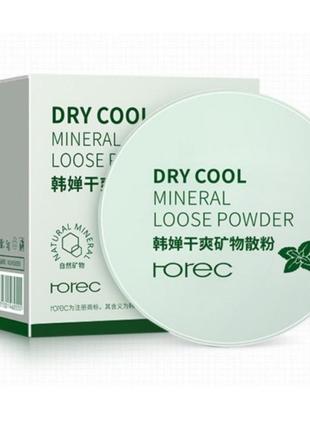 Мінеральна пудра розсипчаста, ензимна rorec dry cool mineral loose powder, 5 г