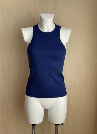 Massimo dutti, майка-американка в рубчик, р.xs