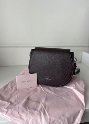 Сумка coccinelle alpha бургунди