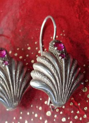 Серьги серебряные,винтажные