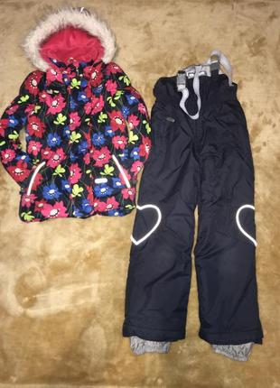 Комплект зимний (куртка+полукомбинезон) для девочки lenne roberta 140 см 146 см
