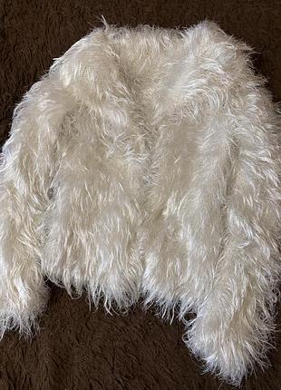 Шубка біла весільна ручна робота
