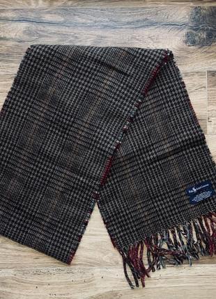Ralph lauren polo wool двусторонний шарф мужской