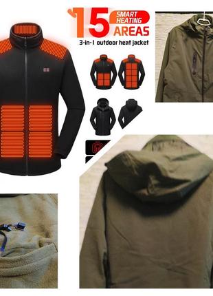 Новая! куртка todwarm с подогревом! 15 зон 4xl