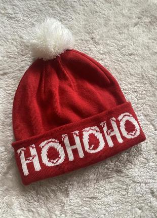Шапка зима новогодняя хохохо