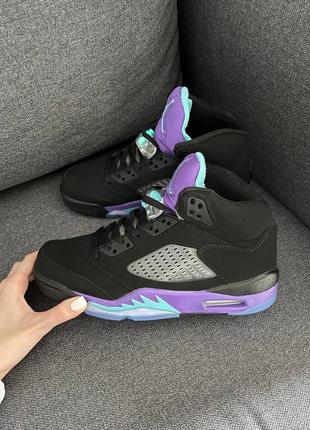 Jordan 5 black grape