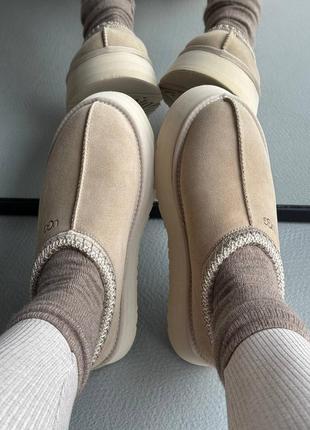 Ugg tazz platform black seed premium женские угги угги угги тасман ультра мини на овчине зимние теплые10 фото