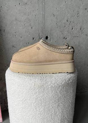 Ugg tazz platform black seed premium женские угги угги угги тасман ультра мини на овчине зимние теплые4 фото