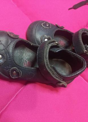 Туфли детские кожаные