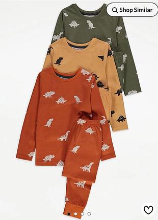 Набор пижам для парня дено 6-7 лет от george