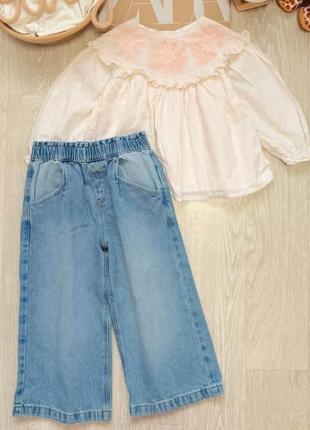 Штани кюлоти і блузка zara