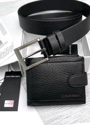Новый кошелек и ремень от calvin klein