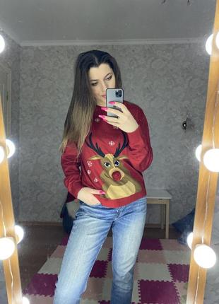 Свитер новогодний