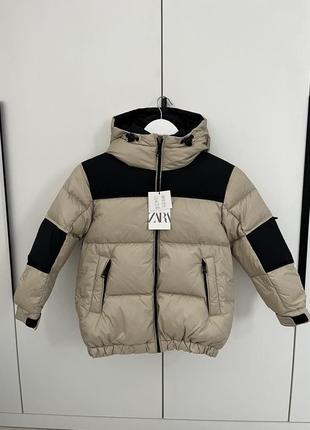 Пухова куртка zara пуховик