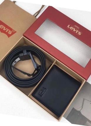 Новый кошелек и ремень от levi’s3 фото