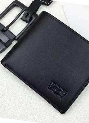 Новый кошелек и ремень от levi’s4 фото