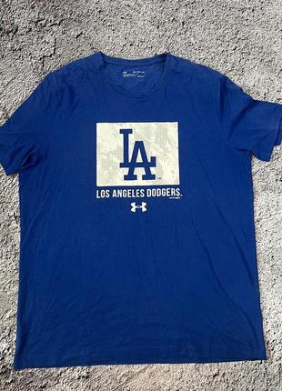 Los angeles dodgers mlb under armour футболка бейсбольна сша
