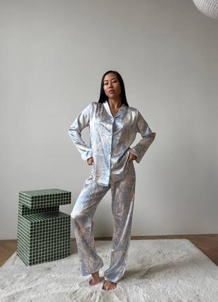 Шикарная шелковая пижама