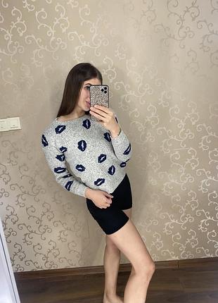 Теплий укорочений светр