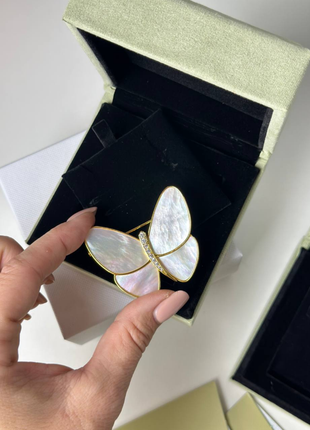 Брошь van cleef люкс качество упаковка – полная брендовая
