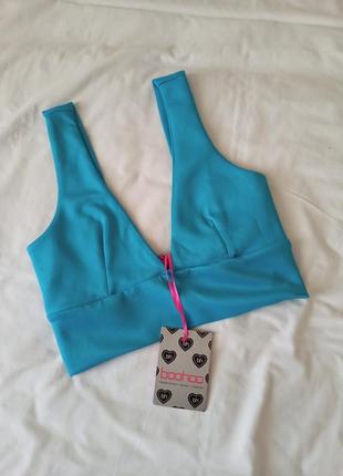 Новый голубой топ boohoo s