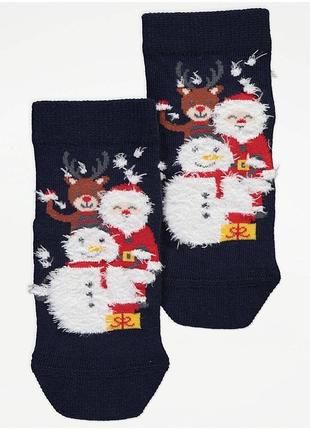 Рождественские носки темно-синего цвета george 7054, 6930, 6931