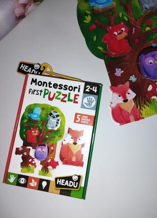 Montescori puzzle для деток 2-4 года.2 фото