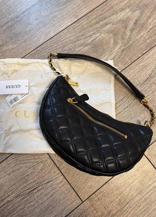 Сумка guess оригинал новая черная форма багет