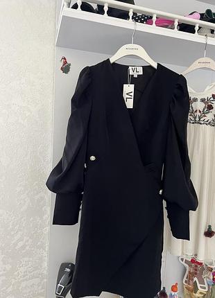 Нарядное черное платье asos