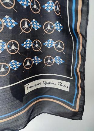 Мужской шелковый шарф francoise guerin paris.  mercedes benz