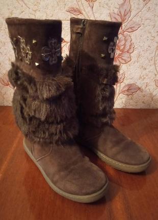 Сапоги chicco р. 34, натуральная кожа.