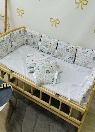 Бортики-подушки, захист в дитяче ліжечко