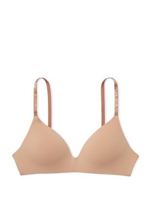 Безшовний бежевий нюдовий бюстгальтер victoria’s secret