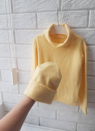 Яскравий комплект гольф + шапочка