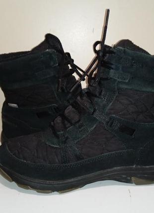 Брендові шкіряні зимові чобітки merrell .