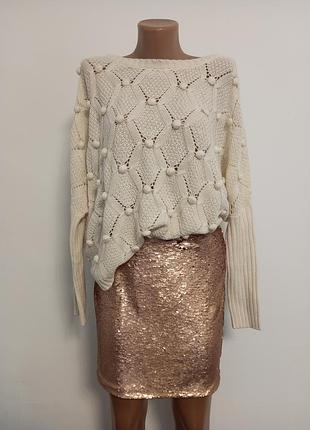 Юбка в пайетки