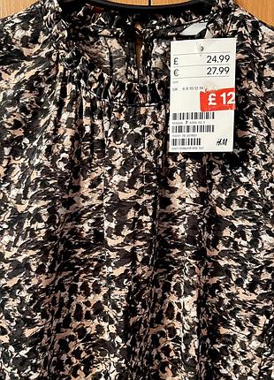 H&amp;m нова нарядна блузка 8