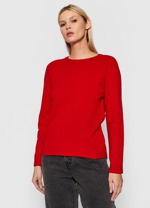 Marks & spencer светр світшот червоний трикотаж кофта